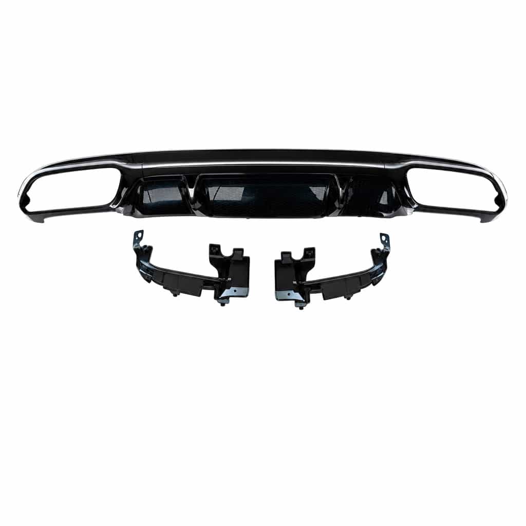 Vicrez E63 AMG Style w/ Tips Rear Diffuser vz112701 | Mercedes-Benz E-Class (W213) Standard Bumper 2017-2022