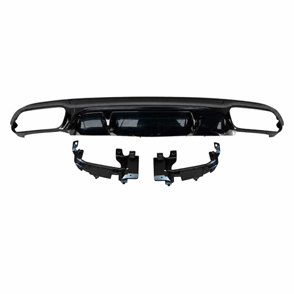 Vicrez E63 AMG Style w/ Tips Rear Diffuser vz112702 | Mercedes-Benz E-Class (W213) Standard Bumper 2017-2022