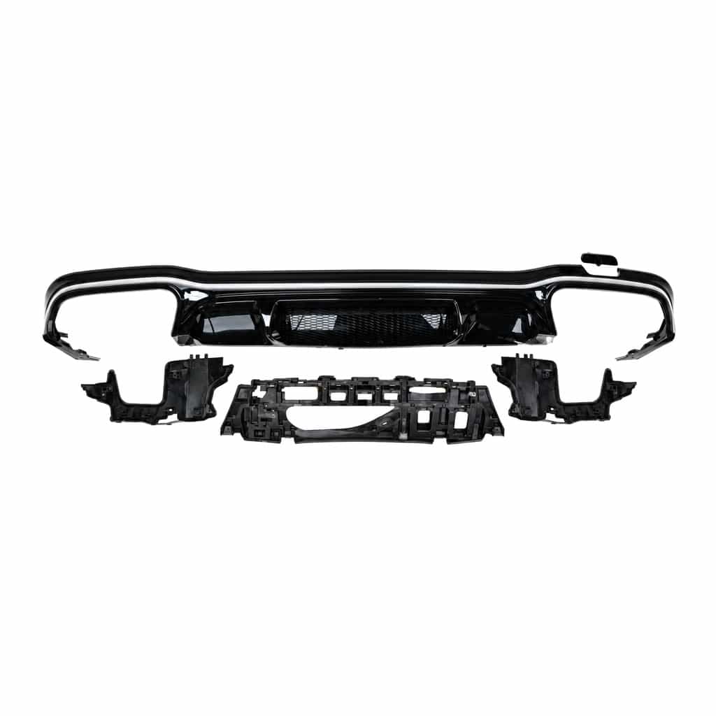 Vicrez E63 GT Rear Diffuser Silver vz106252 | Mercedes-Benz E Class W213 2017-2023