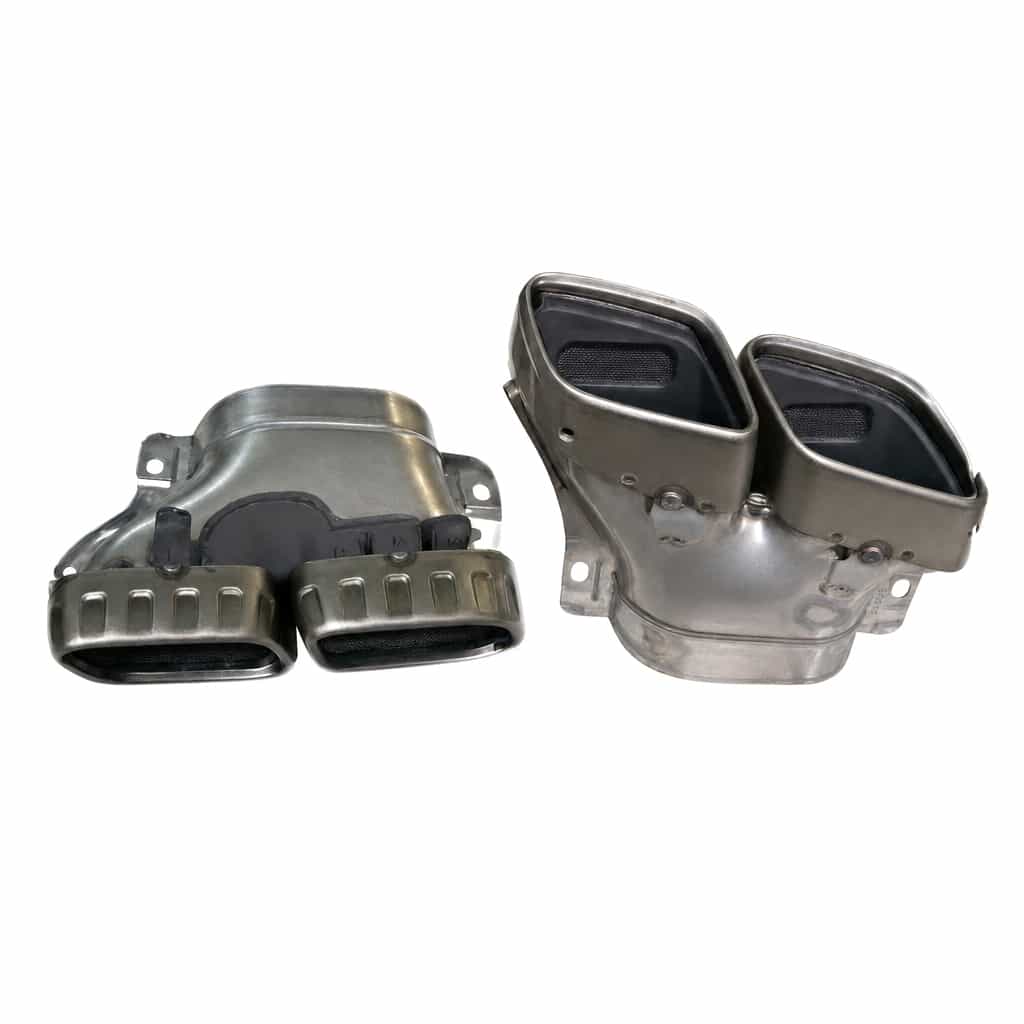 Vicrez E63 GT Tail Pipe Silver vz106256 | Mercedes-Benz E Class W213 2017-2023