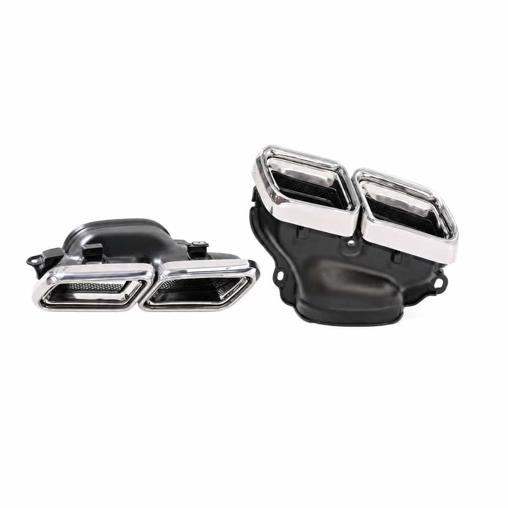 Vicrez E63 Tail Pipe Silver vz106203 | Mercedes-Benz E Class W212 2014-2016