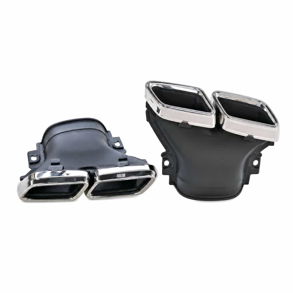 Vicrez E63 Tail Pipe Silver vz106228 | Mercedes-Benz E Class W213 2017-2023