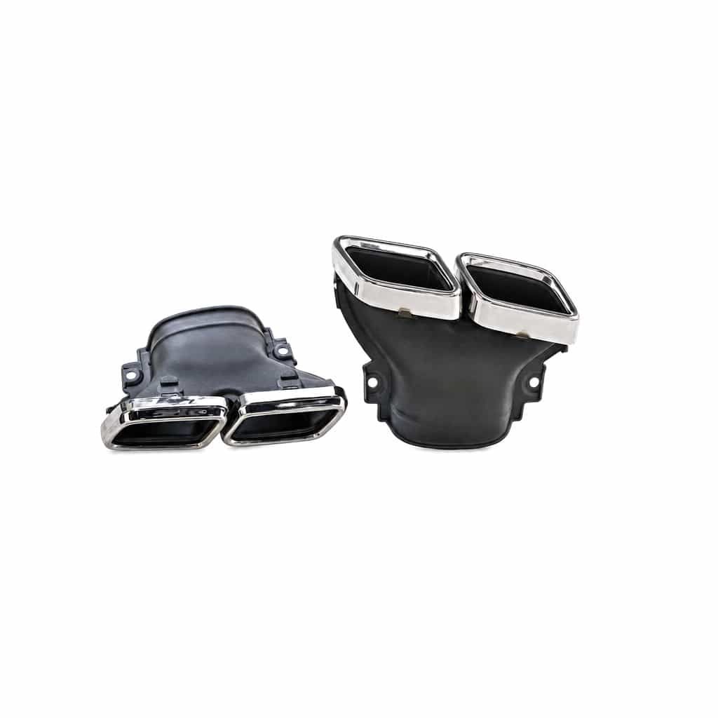 Vicrez E63 Tail Pipe Silver vz106336 | Mercedes-Benz GLC Class X253/C253 2016-2022