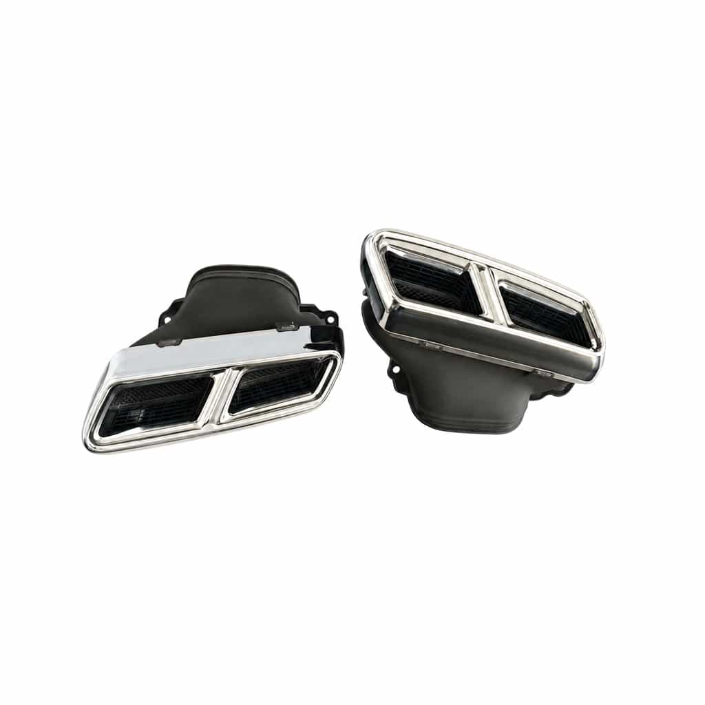 Vicrez E63S Tail Pipe Silver vz106204 | Mercedes-Benz E Class W212 2014-2016