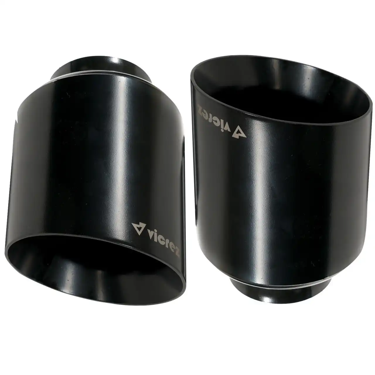 Vicrez Exhaust Tip 5" Inches Ceramic Black Set vzp102892 | Dodge Durango 392 SRT Hellcat 2018-2026