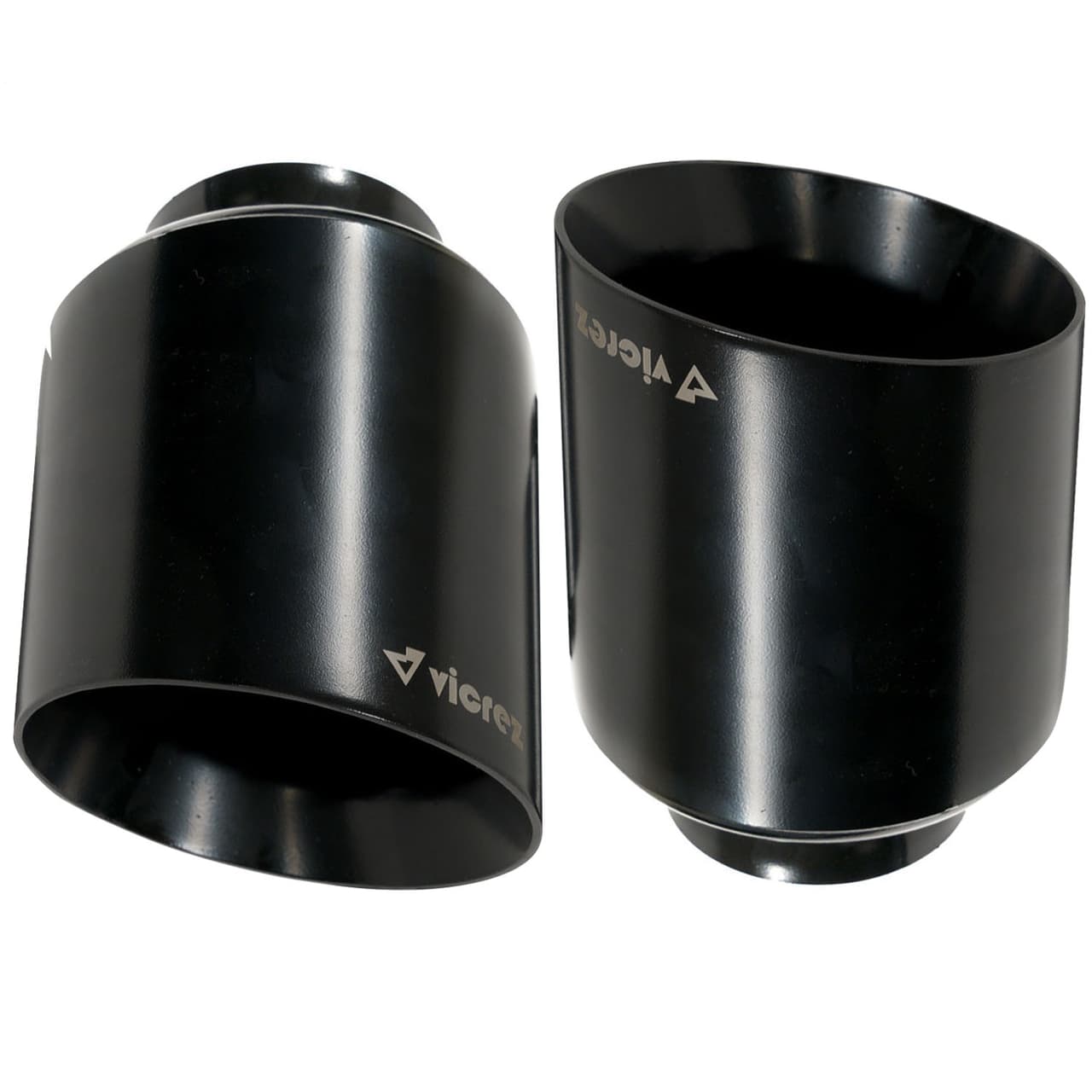 Vicrez Exhaust Tip 5" Inches Ceramic Black Set vzp102892 | Dodge Durango 392 SRT Hellcat 2018-2026
