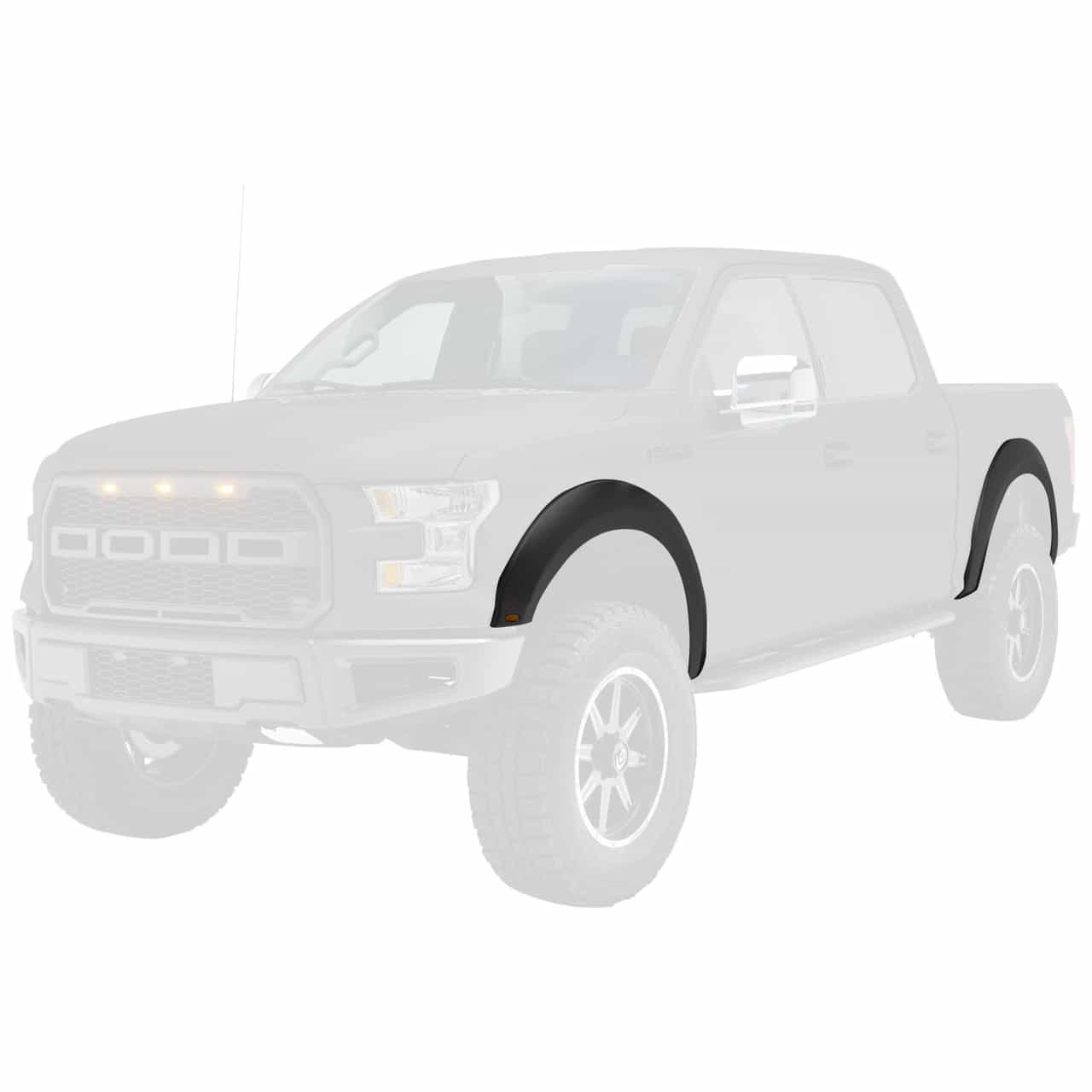 Vicrez Fender Flares with Light Raptor Style Passenger Side vz101993 | Ford F150 2021-2023