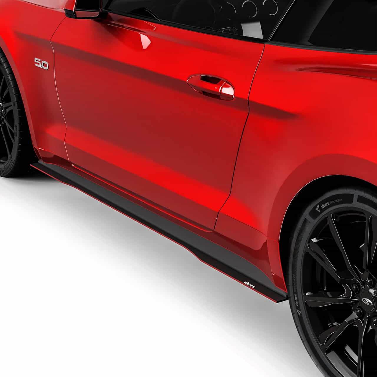 Vicrez LV Style Side Splitter vz100958 | Ford Mustang 2018-2025