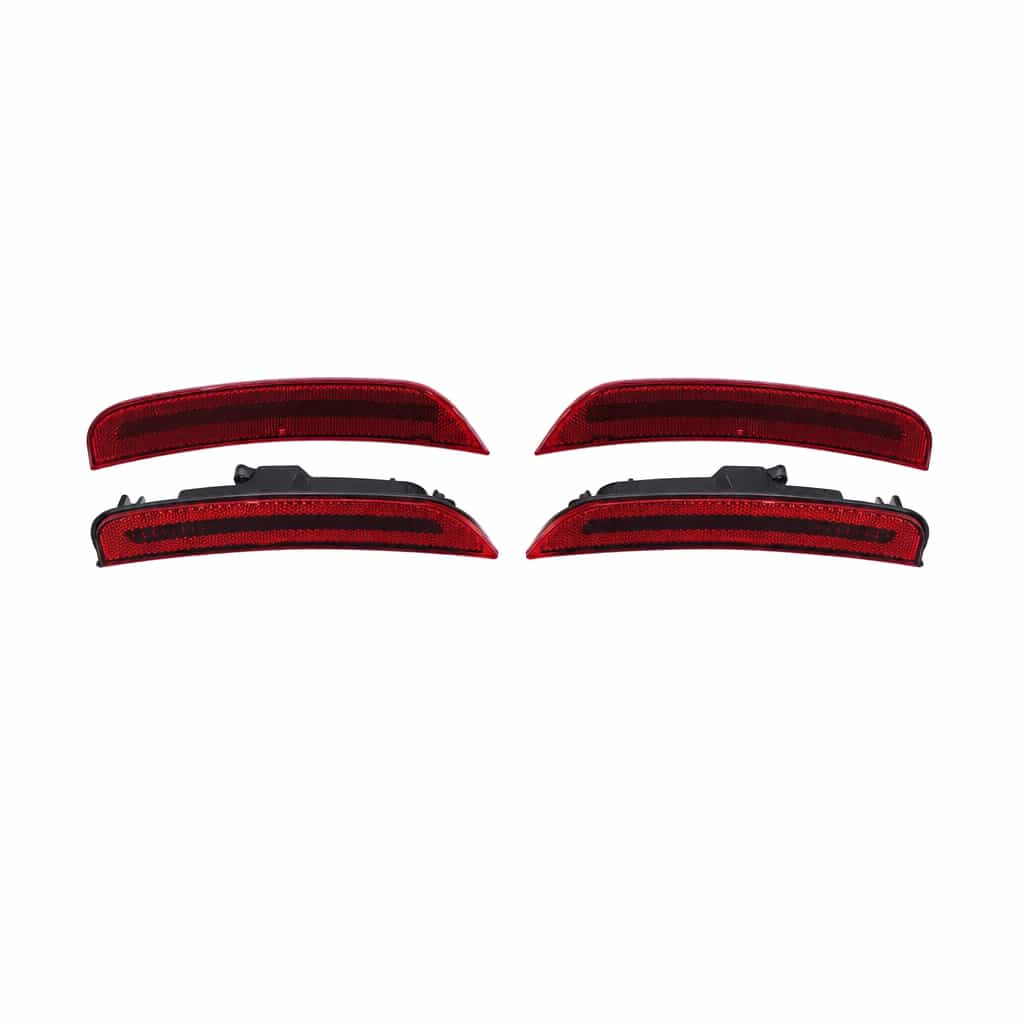 Vicrez Front and Rear Side Marker Red LED vz105381 | Dodge Charger 2015-2023