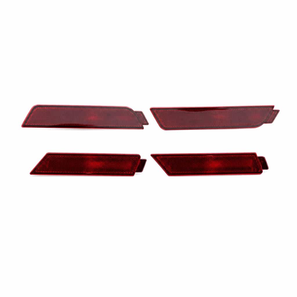 Vicrez Front and Rear Side Marker Red vz105374 | Dodge Challenger 2008-2023