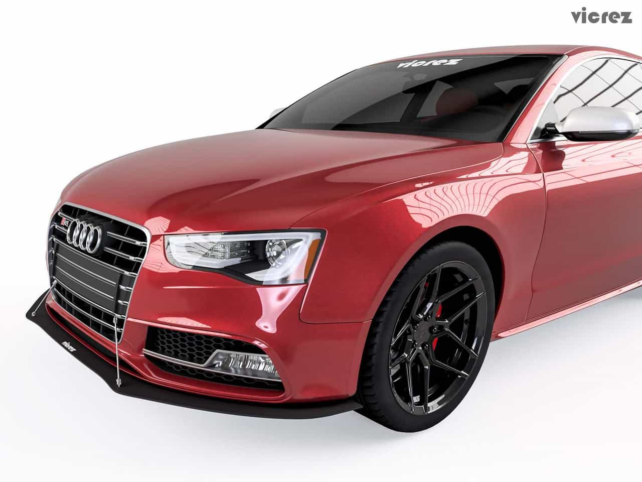 Vicrez VZ3 Front Bumper Splitter vz101069 | Audi S5/ A5 2013-2016