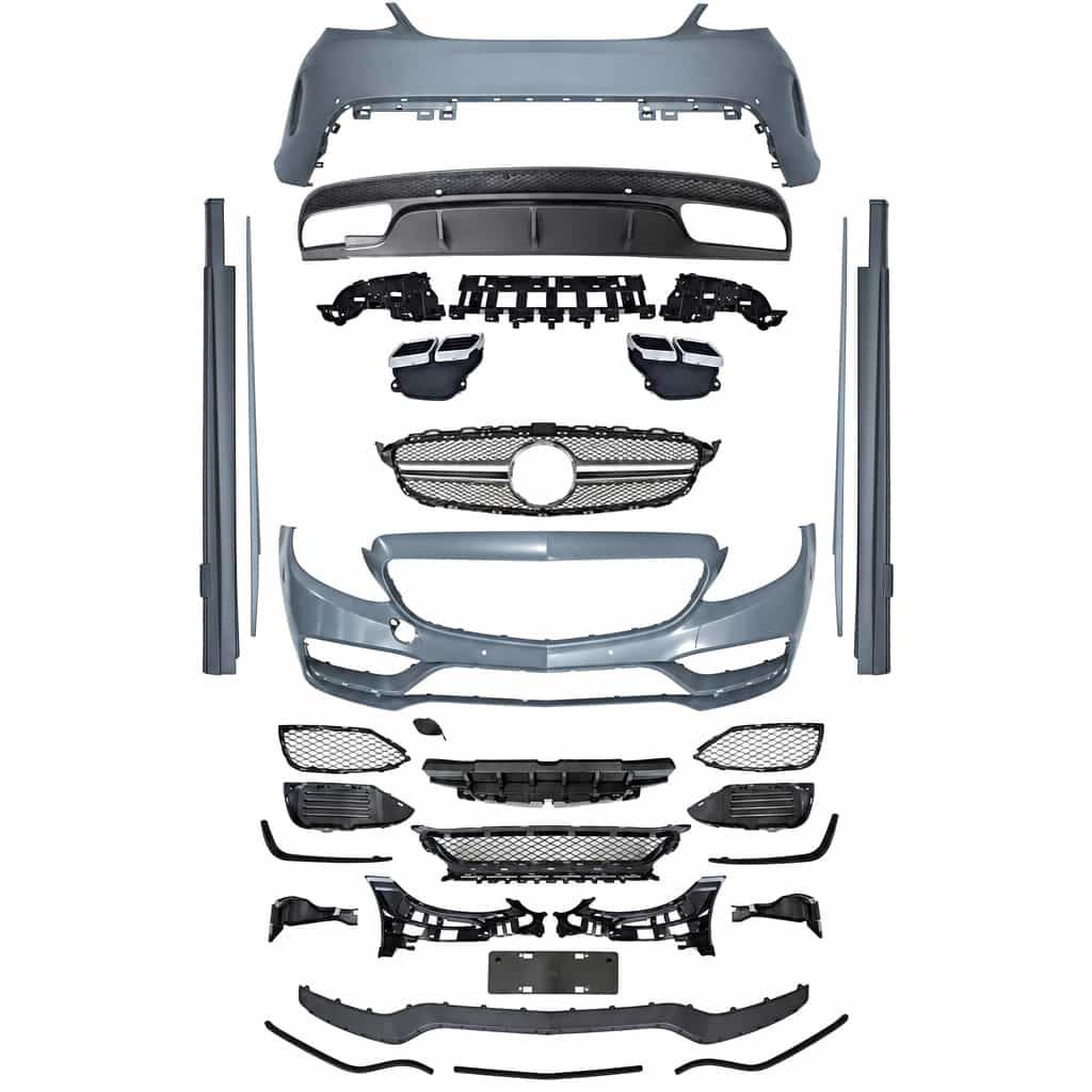 Vicrez Front Bumper vz106141 | Mercedes-Benz C Class C63 2015-2021