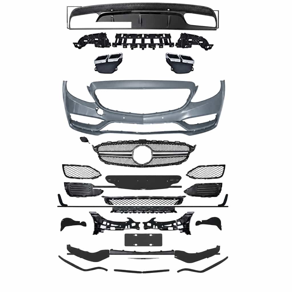 Vicrez Front Bumper vz106142 | Mercedes-Benz C Class C63 2015-2021