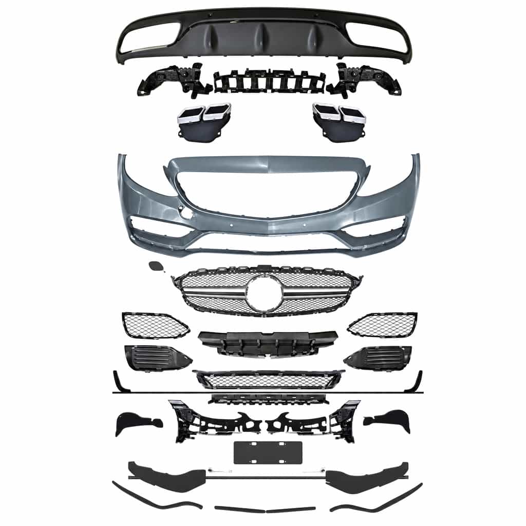 Vicrez Front Bumper vz106143 | Mercedes-Benz C Class C63 2015-2021