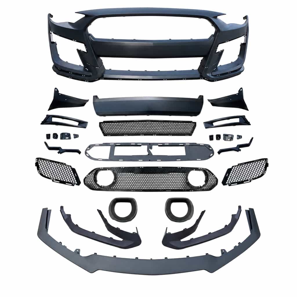 Vicrez Front Bumper With Grille Light vz105347 | Ford Mustang GT500 2018-2022