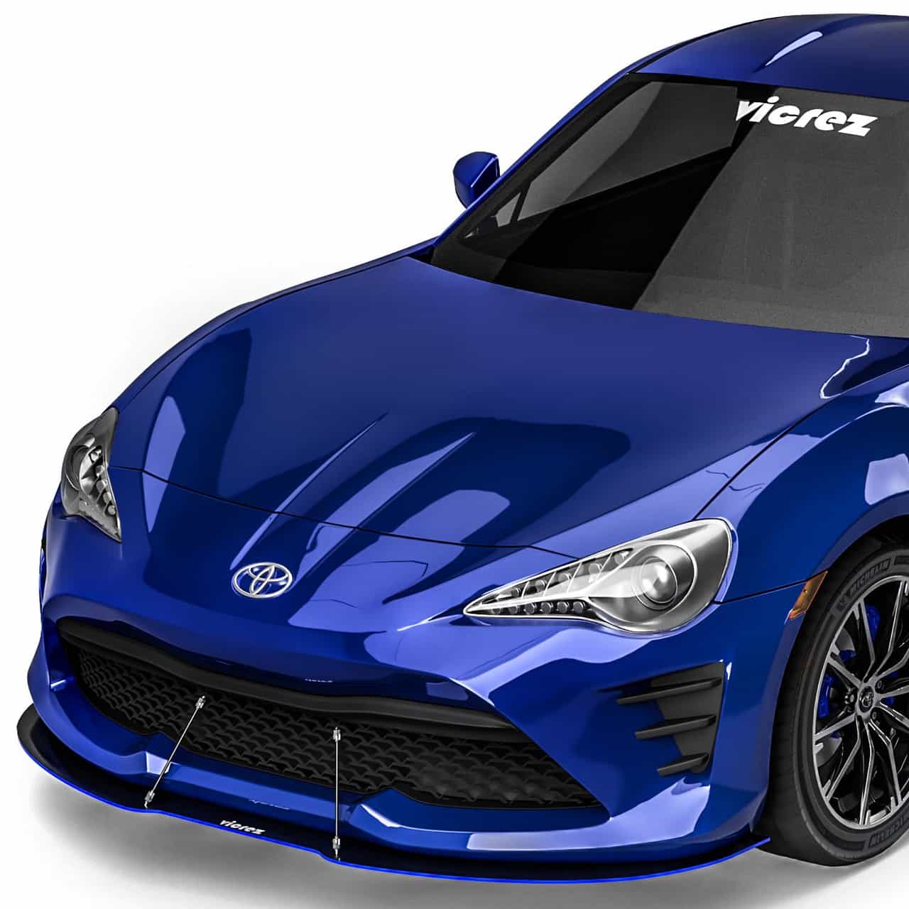 Vicrez VZ3 Front Splitter vz102455 | BRZ/FRS/86 2013-2021