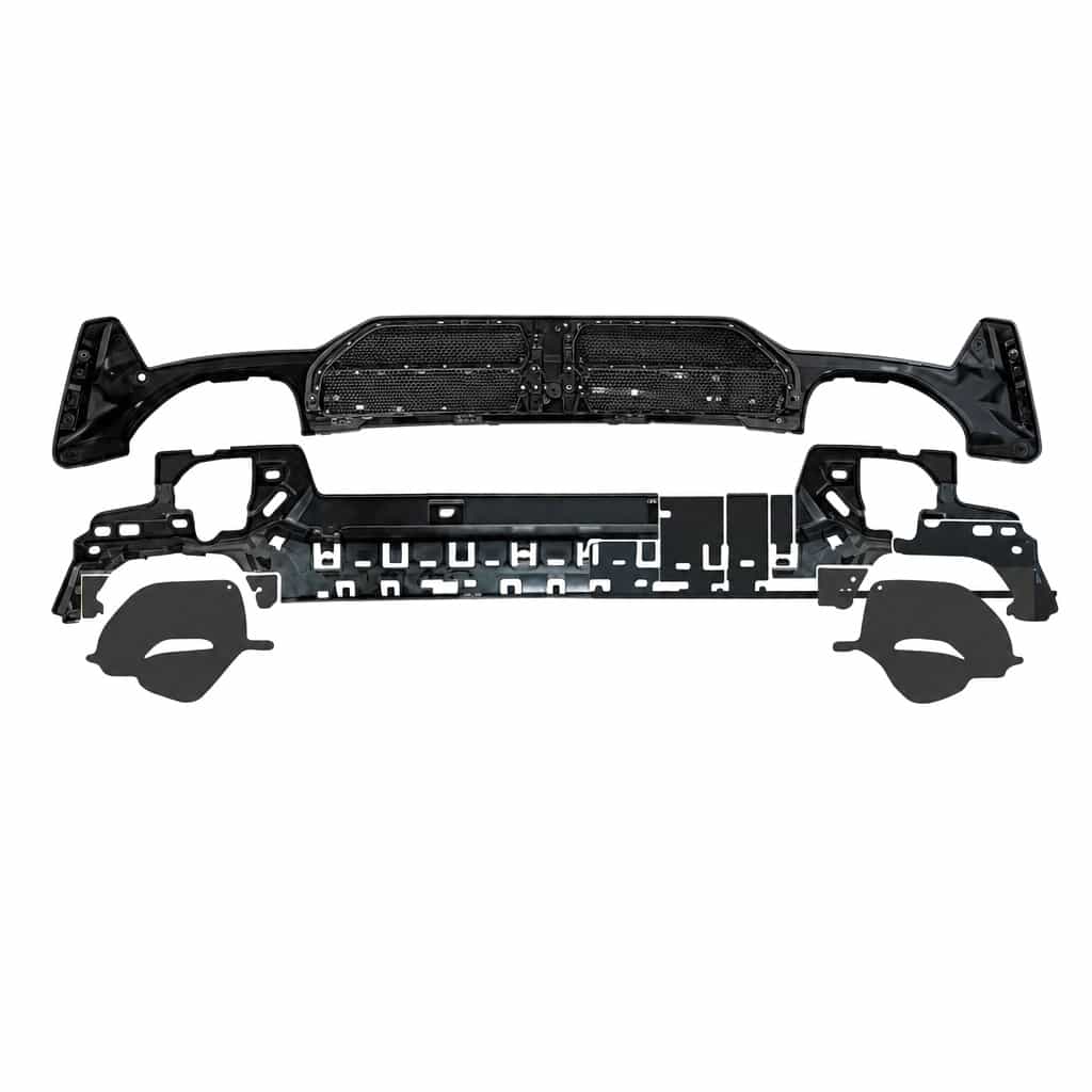 Vicrez G20 LCI 340 MP Rear Diffuser With Silver Tips Gloss Black vz105741 | BMW G20/G28 LCI 2022-2026