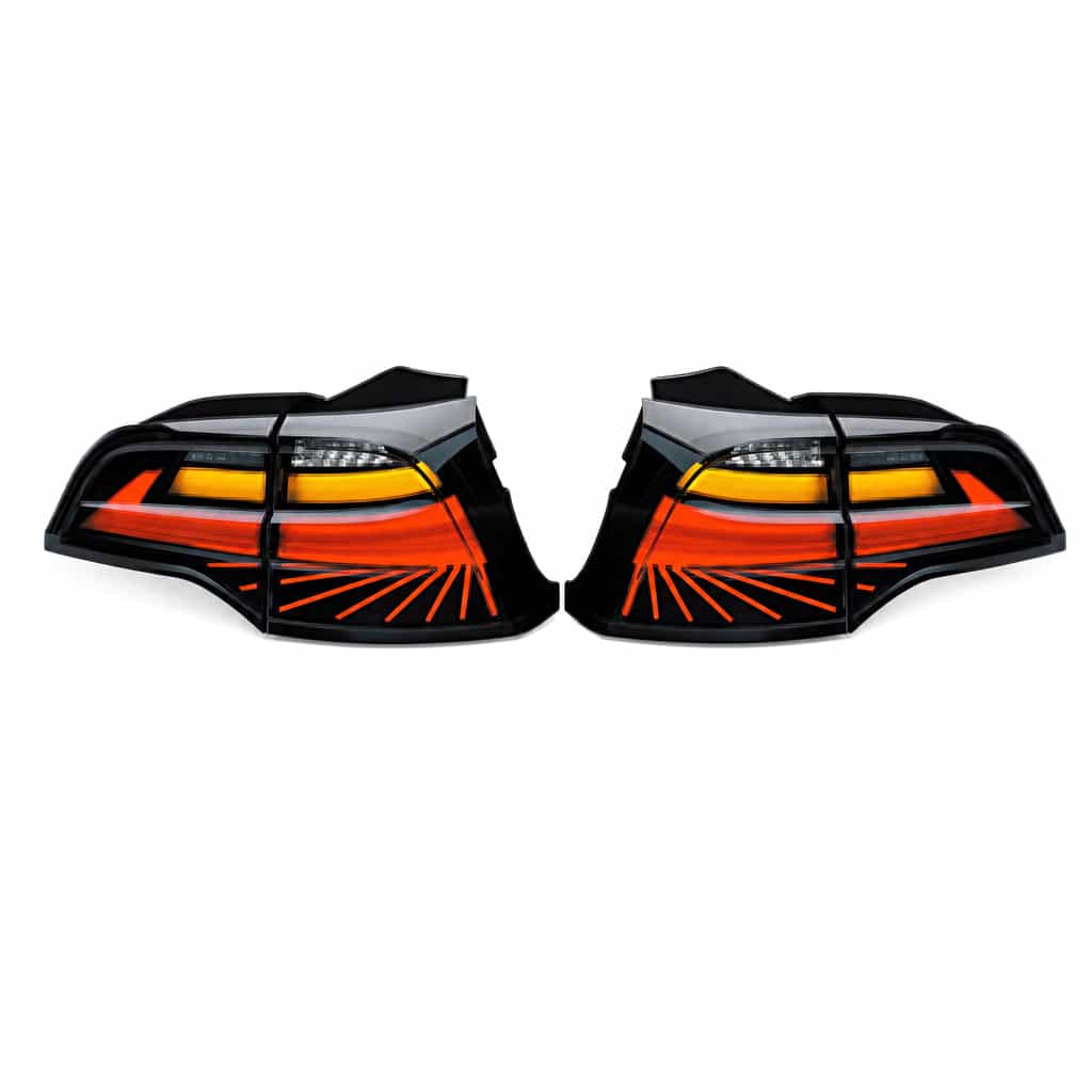 Vicrez Ghost Style LED Tail Lights vz112897 | Tesla Model 3/Model Y 2018-2024