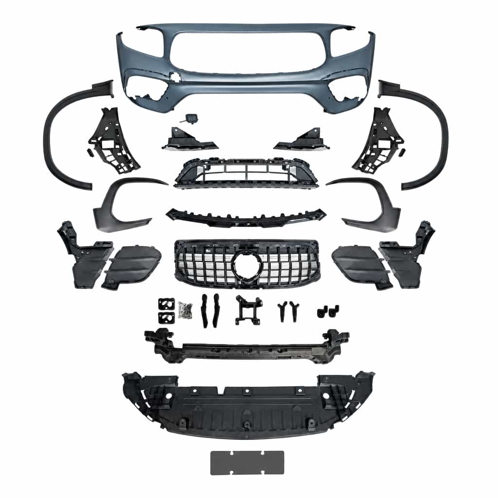 Vicrez GLB35 Front Bumper With Grille vz106331 | Mercedes-Benz GLA Class X247 2019-2025