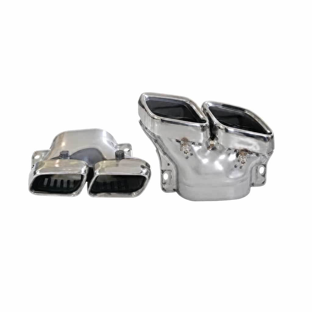 Vicrez GLC63 Tail Pipe Silver vz106351 | Mercedes-Benz GLC Class X253/C253 2016-2022