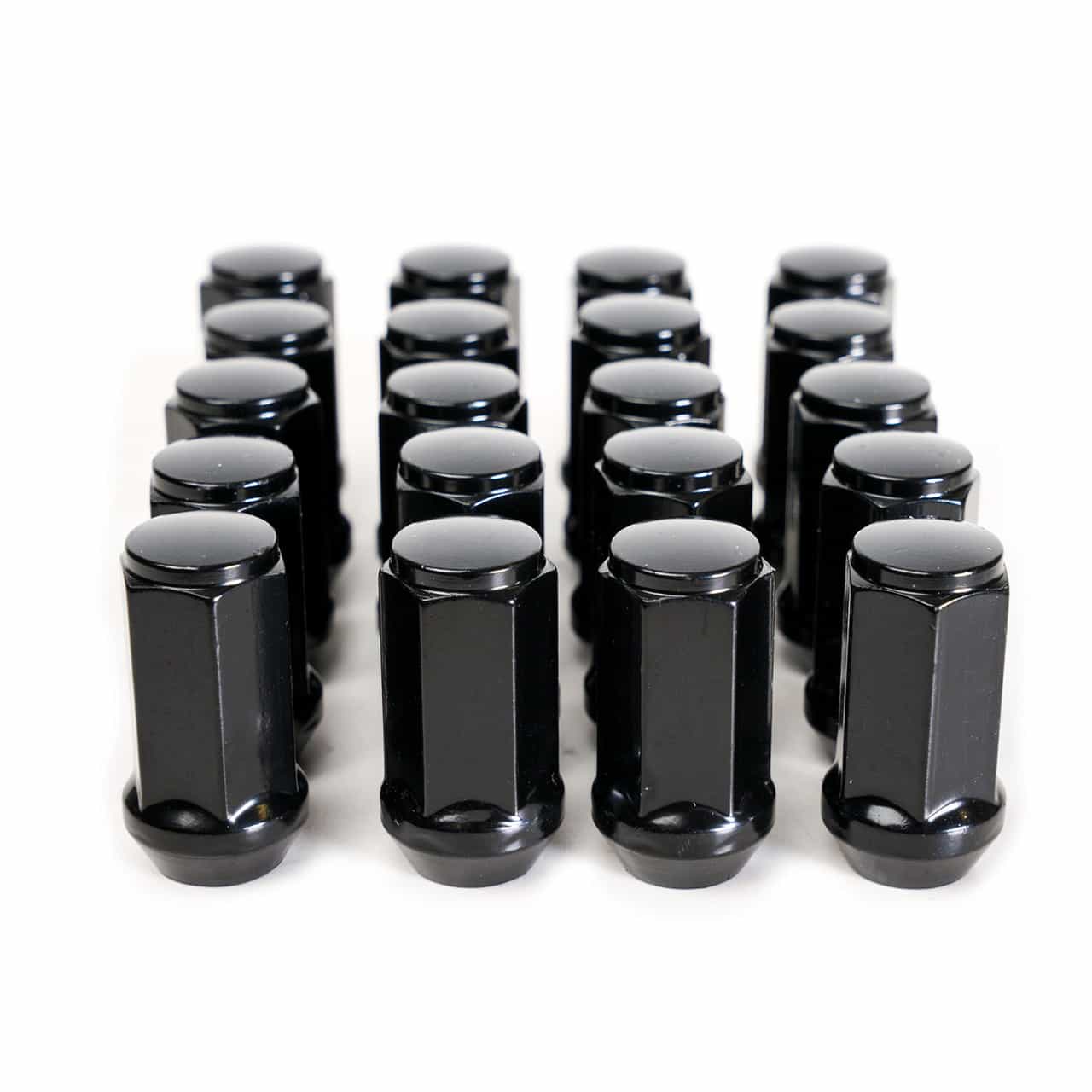 Vicrez Gloss Black Lug Nuts Kit 14mm x 1.5 (Set of 20) vzn118490