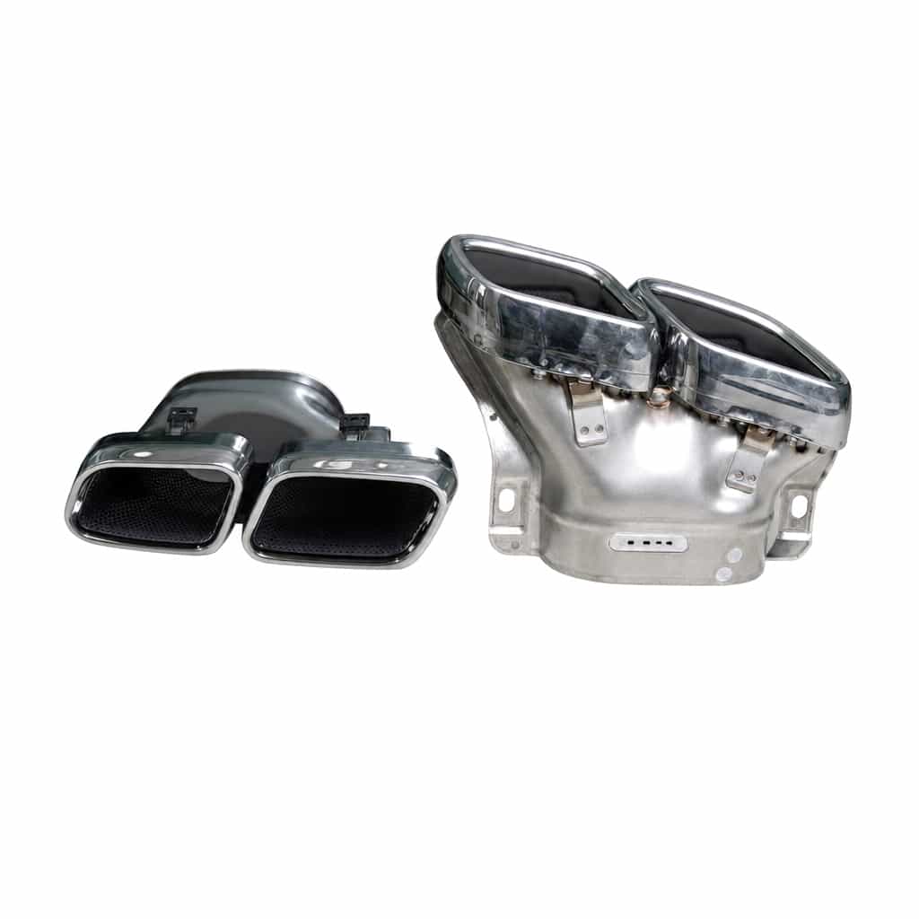 Vicrez GLS63 Tail Pipe Silver vz106404 | Mercedes-Benz GLS Class X167 2019-2023