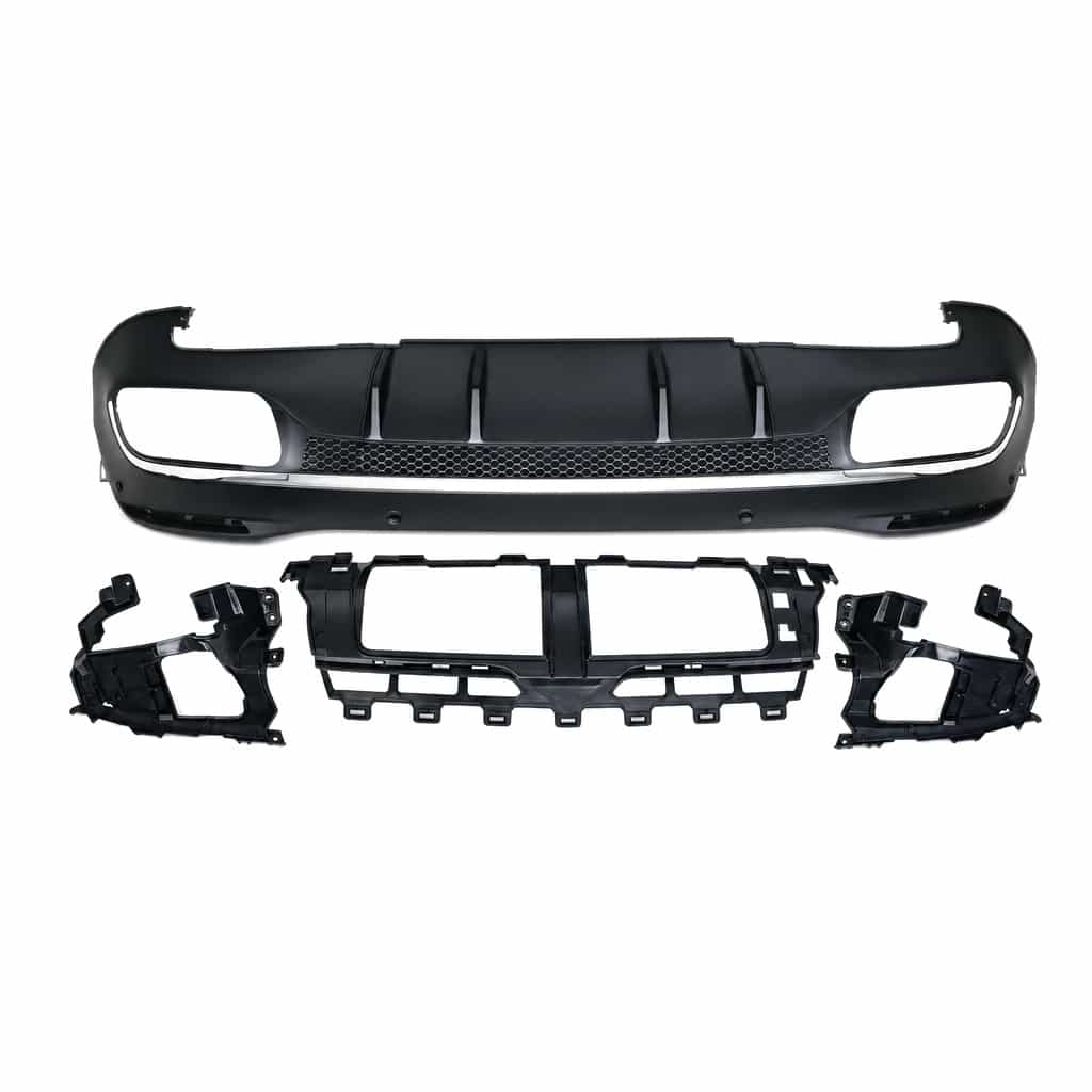 Vicrez GLS63 Rear Diffuser Silver vz106402 | Mercedes-Benz GLS Class X167 2019-2023
