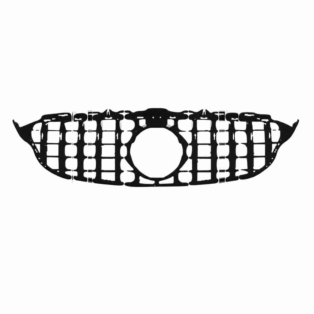 Vicrez GT Grille With Camera Black vz106135 | Mercedes-Benz C Class 2015-2017