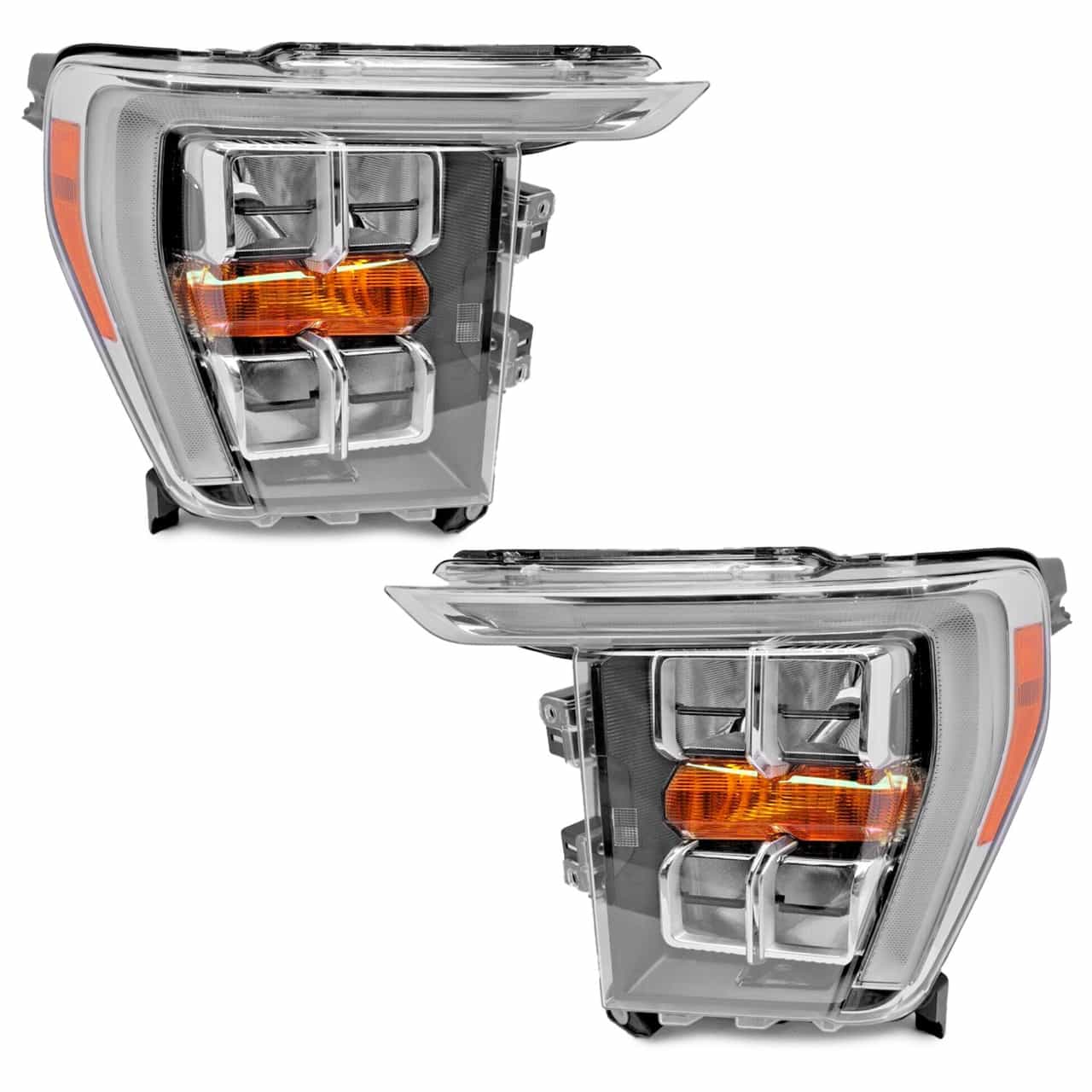 Vicrez Head Lamp Driver and Passenger Side vz101954 | Ford F150 2021-2024