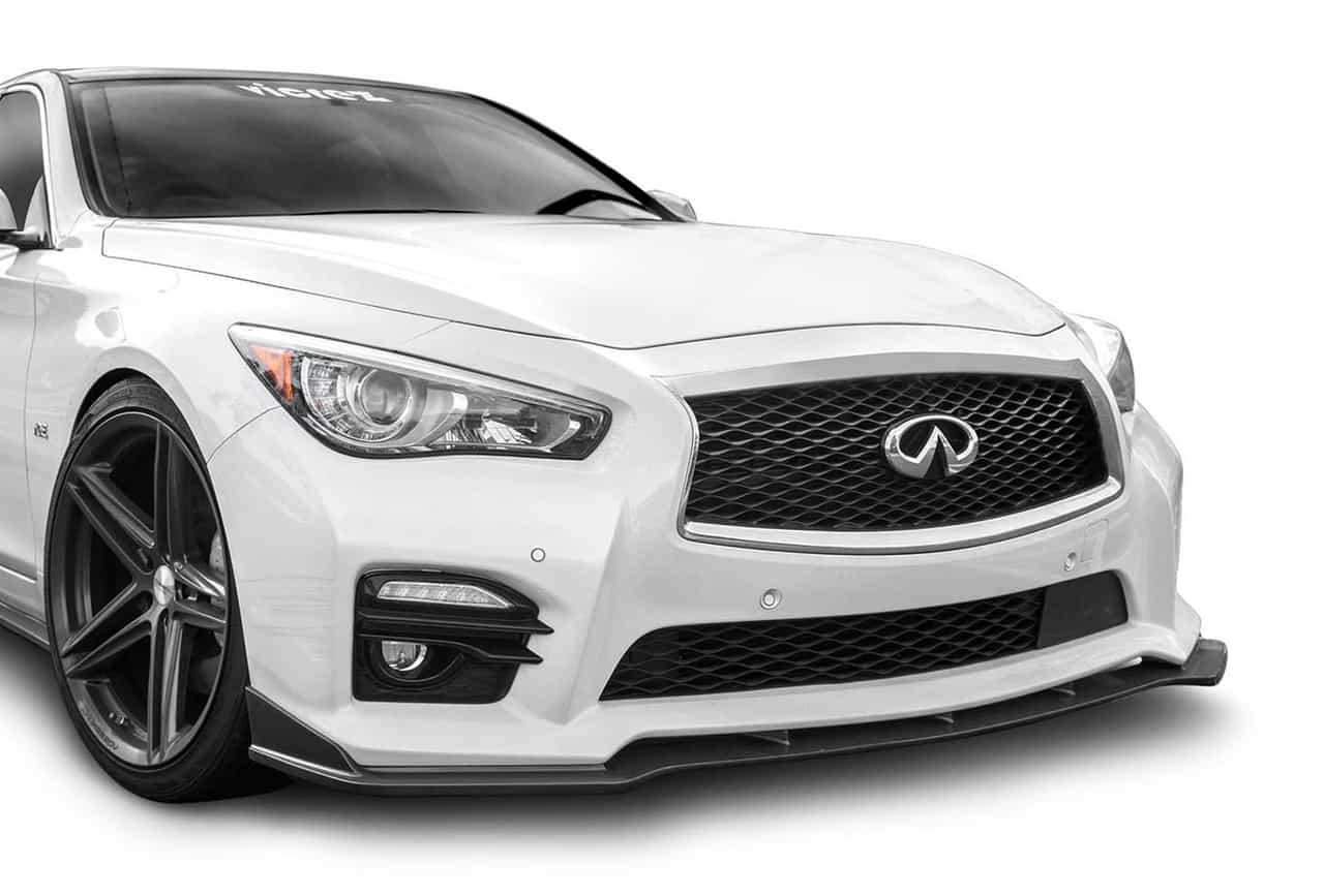 Vicrez VZ Style Polyurethane Front Lip vz100342 | Infiniti Q50 Sport 2014-2017