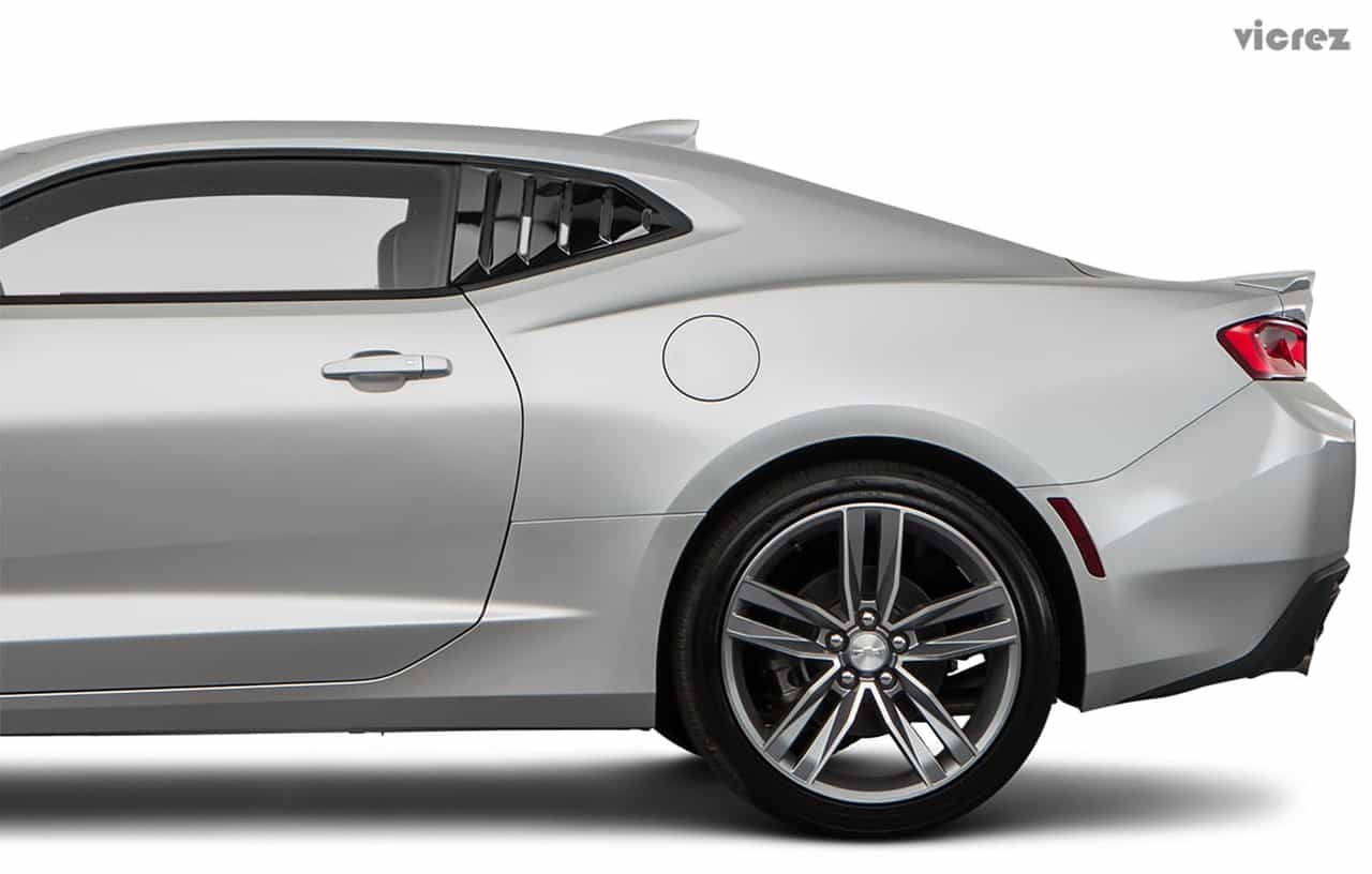 Vicrez LV Quarter Window Louvers vz101691 | Chevrolet Camaro 2016-2024