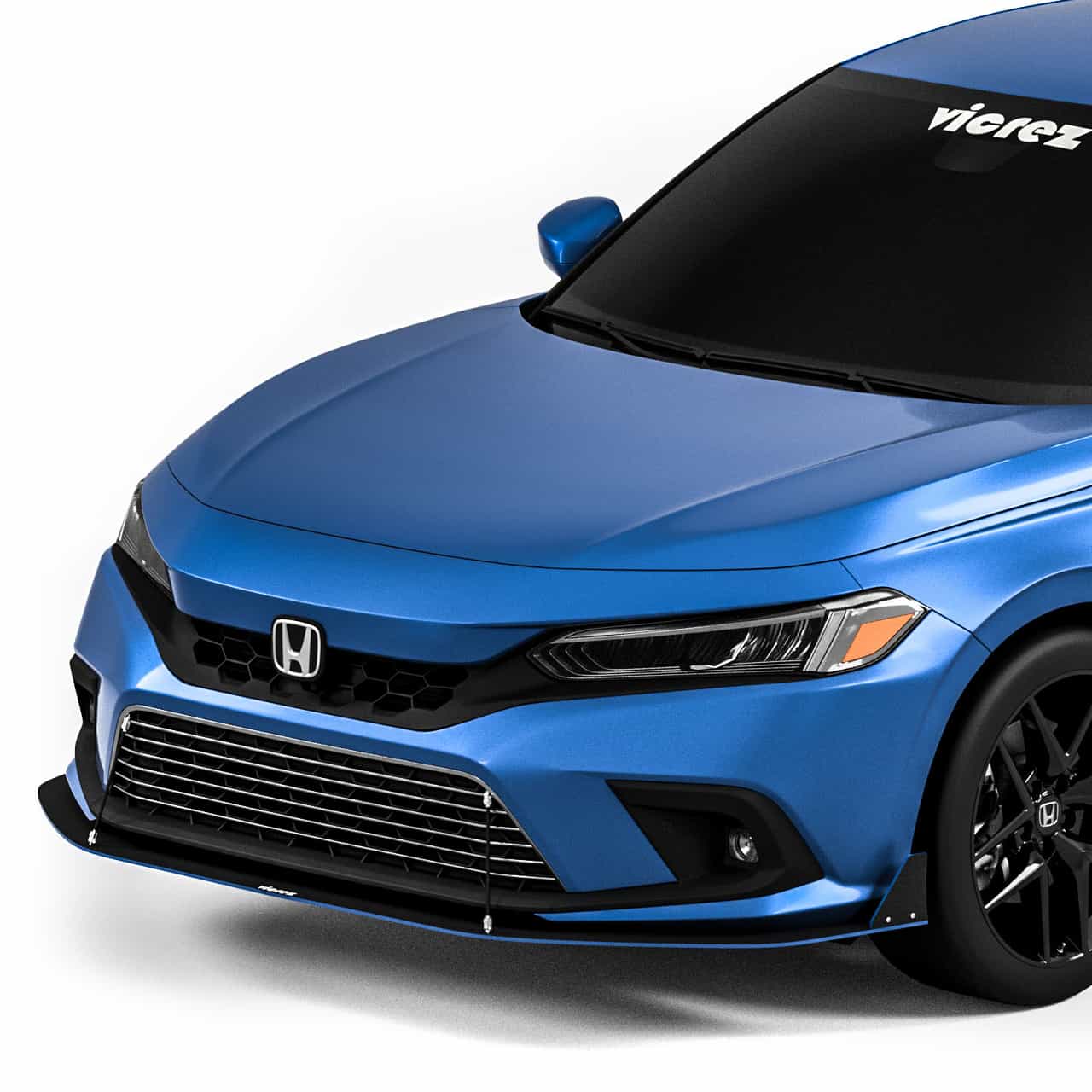Vicrez LV1 Front Splitter vz102649 | Honda Civic 2021-2024