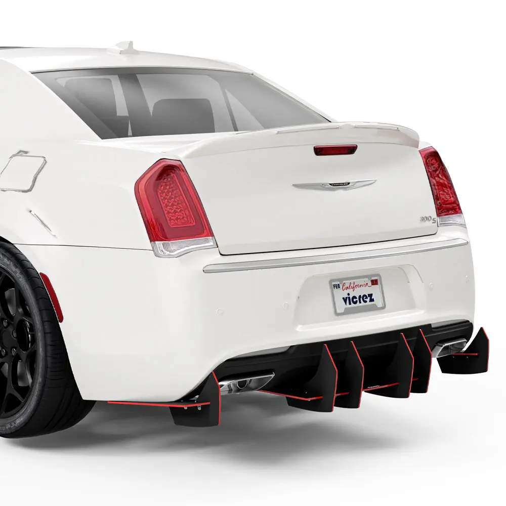Vicrez LV2 Rear Diffuser vz101257 | Chrysler 300 2011-2023