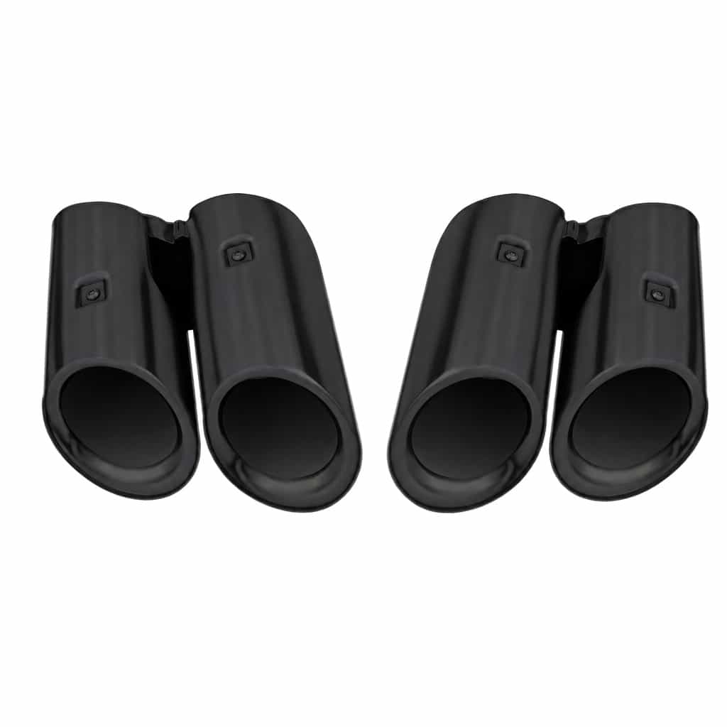 Vicrez Macan GTS Tail Pipe Black vz106521 | Porsche Macan 2018-2021