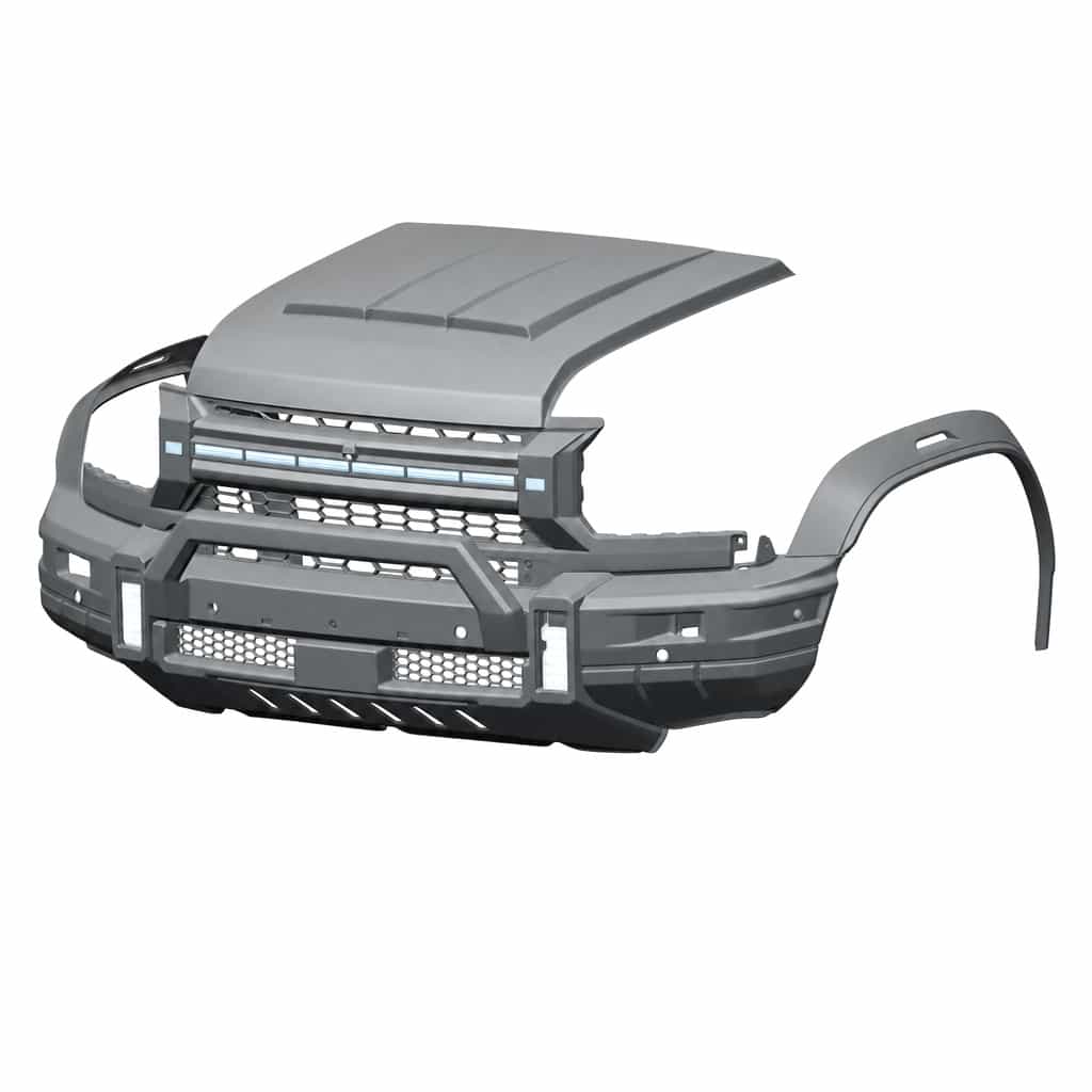 Vicrez Mars Explorer Style (Front) Body Kit vz112916 | Jetour T2 2023-2026