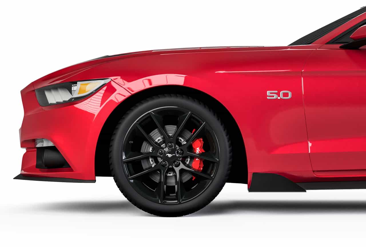 Vicrez MLC Style Rocker Panel Winglets vz101831 | Ford Mustang 2015-2023
