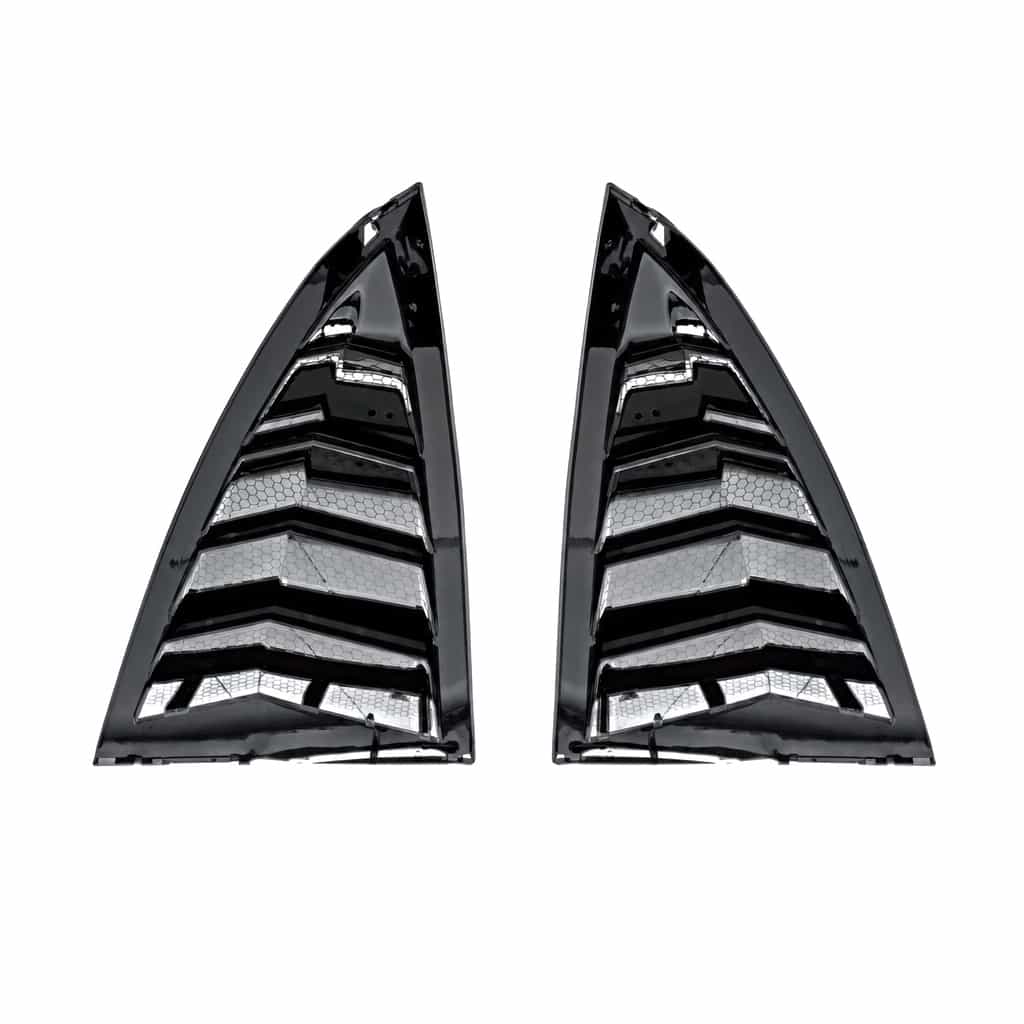 Vicrez Model 3 Side Window Louver Gloss Black vz106491 | Tesla Model 3 2018-2023