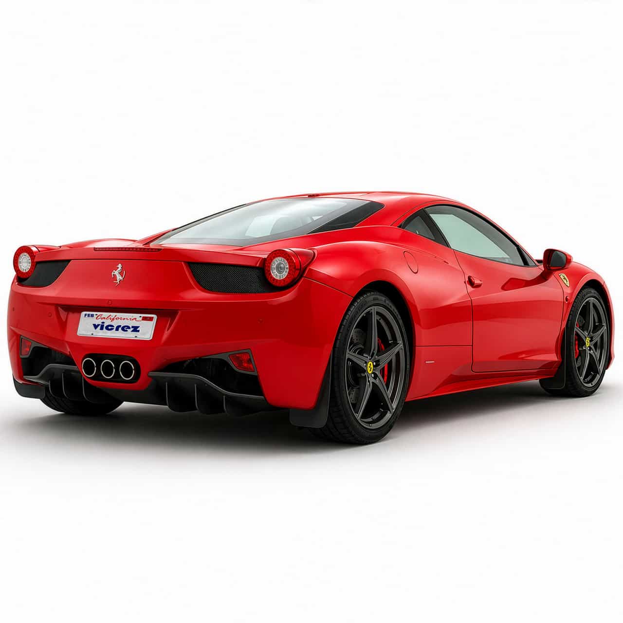 Vicrez Mud Flaps Front and Rear vz101657 | Ferrari 458 2009-2015