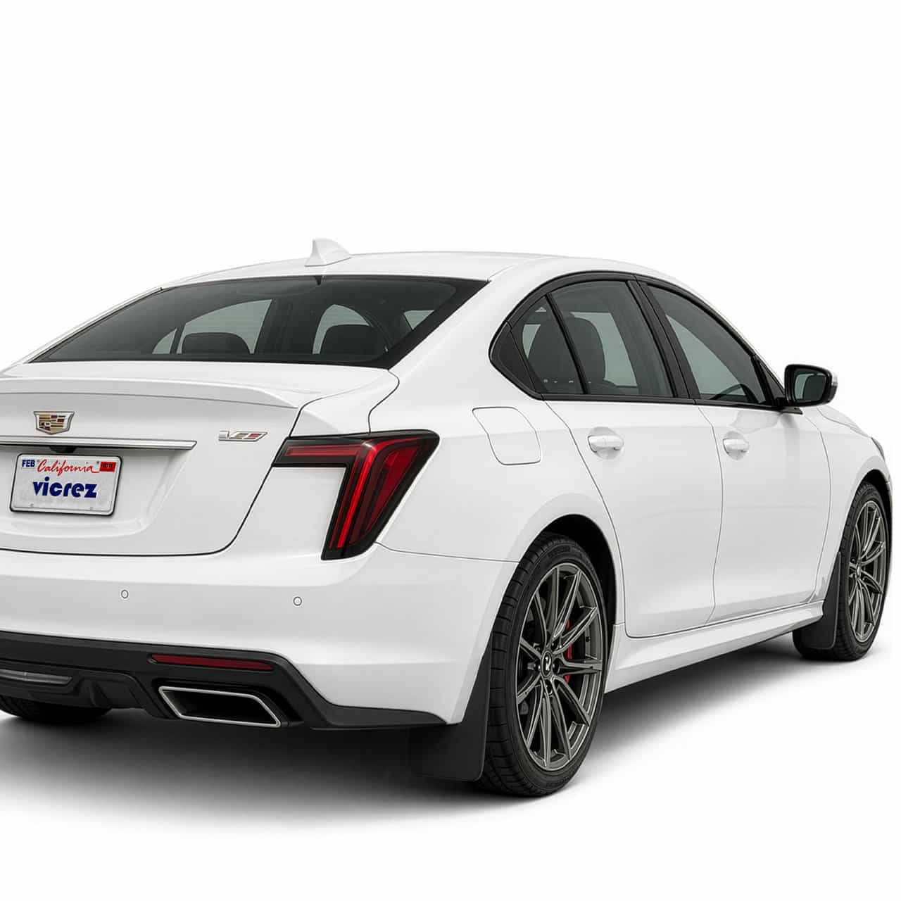 Vicrez Mud Flaps Front and Rear vz102924 | Cadillac CT5-V 2022-2026