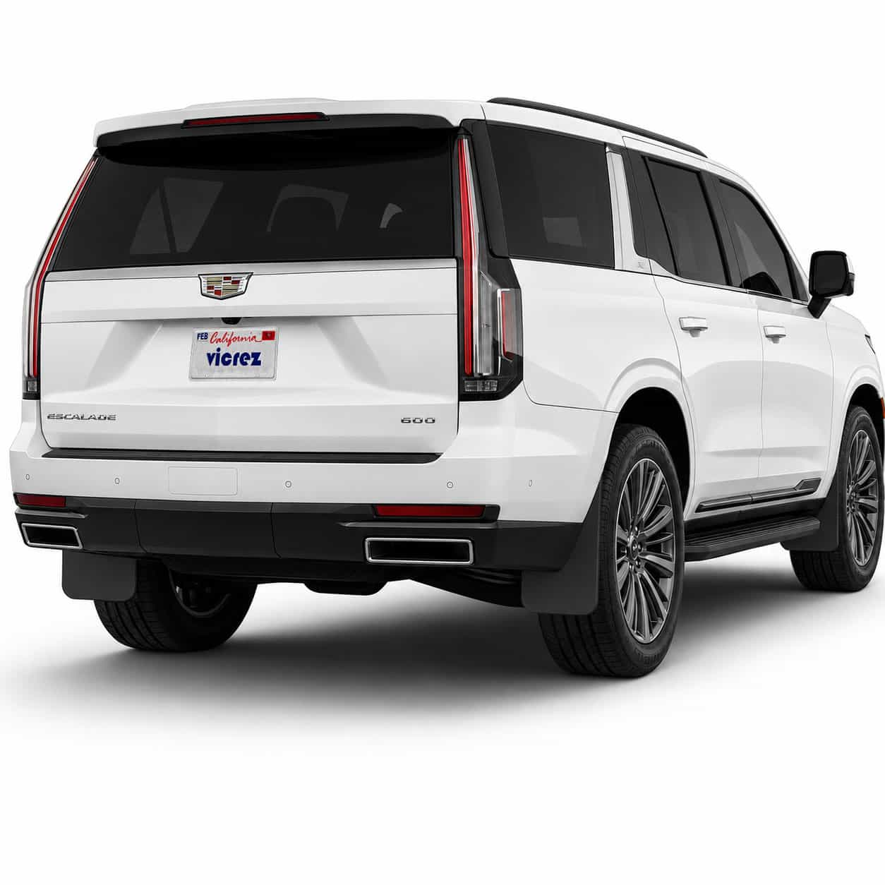 Vicrez Mud Flaps Front and Rear vz102939 | Cadillac Escalade 2021-2026
