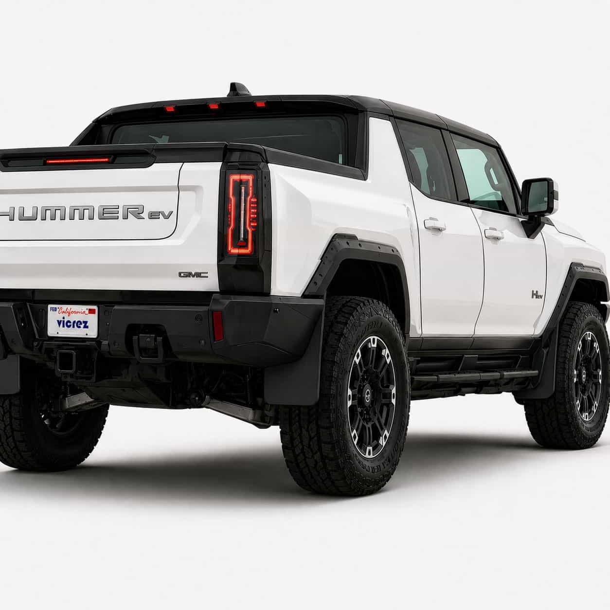 Vicrez Mud Flaps Front and Rear vz103422 | GMC Hummer EV 2022-2026