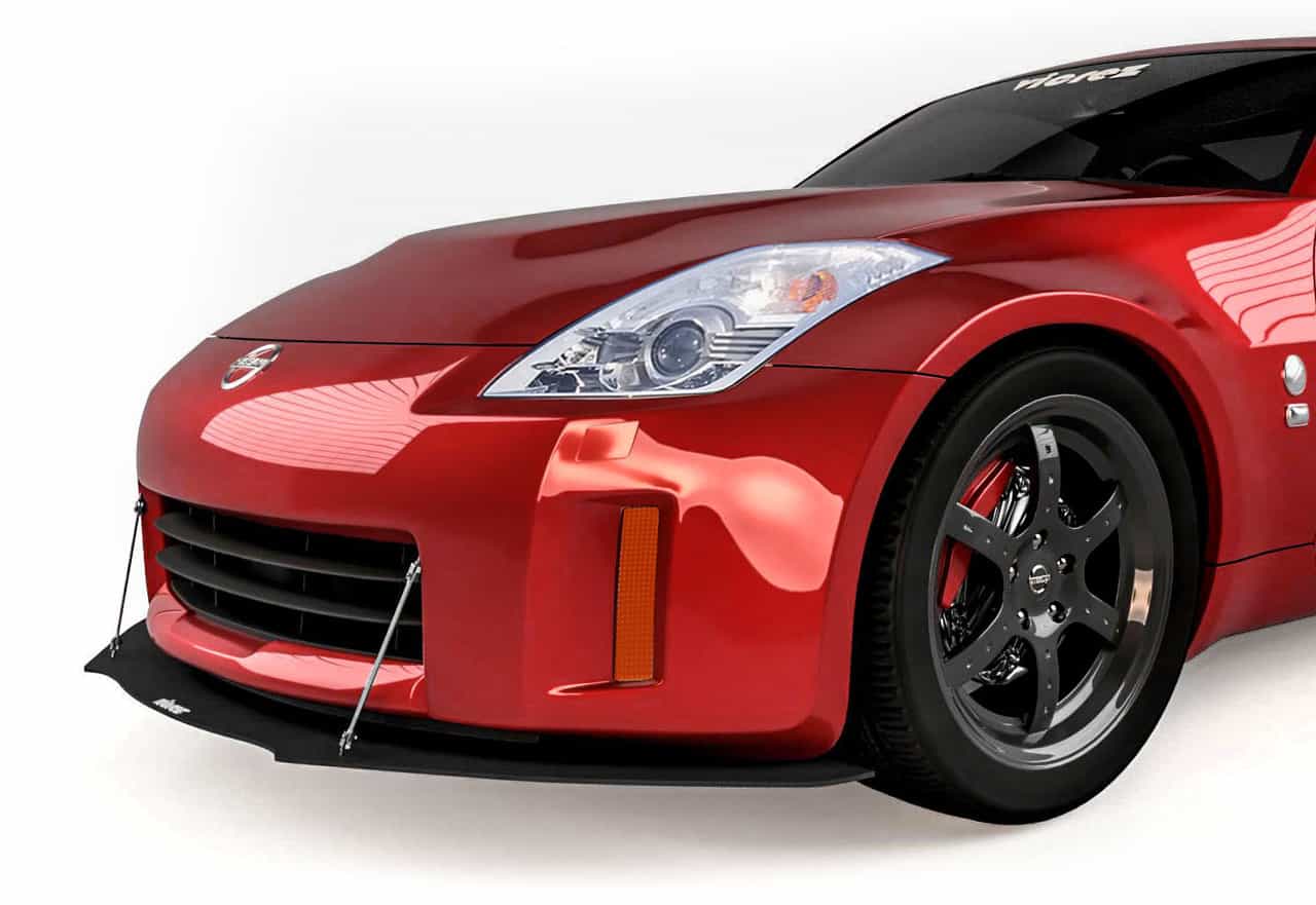 Vicrez OEM Front Bumper Splitter vz100955 | Nissan 350z 2003-2008
