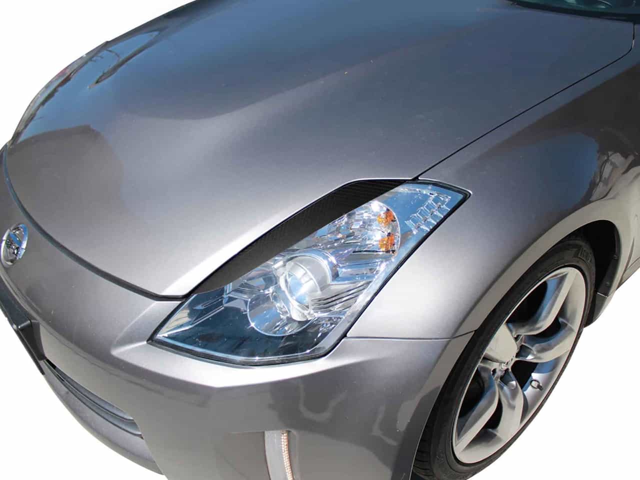 Vicrez VZ Style 2 Piece Carbon Fiber Eyelids vz100373 | Nissan 350Z 2003-2008