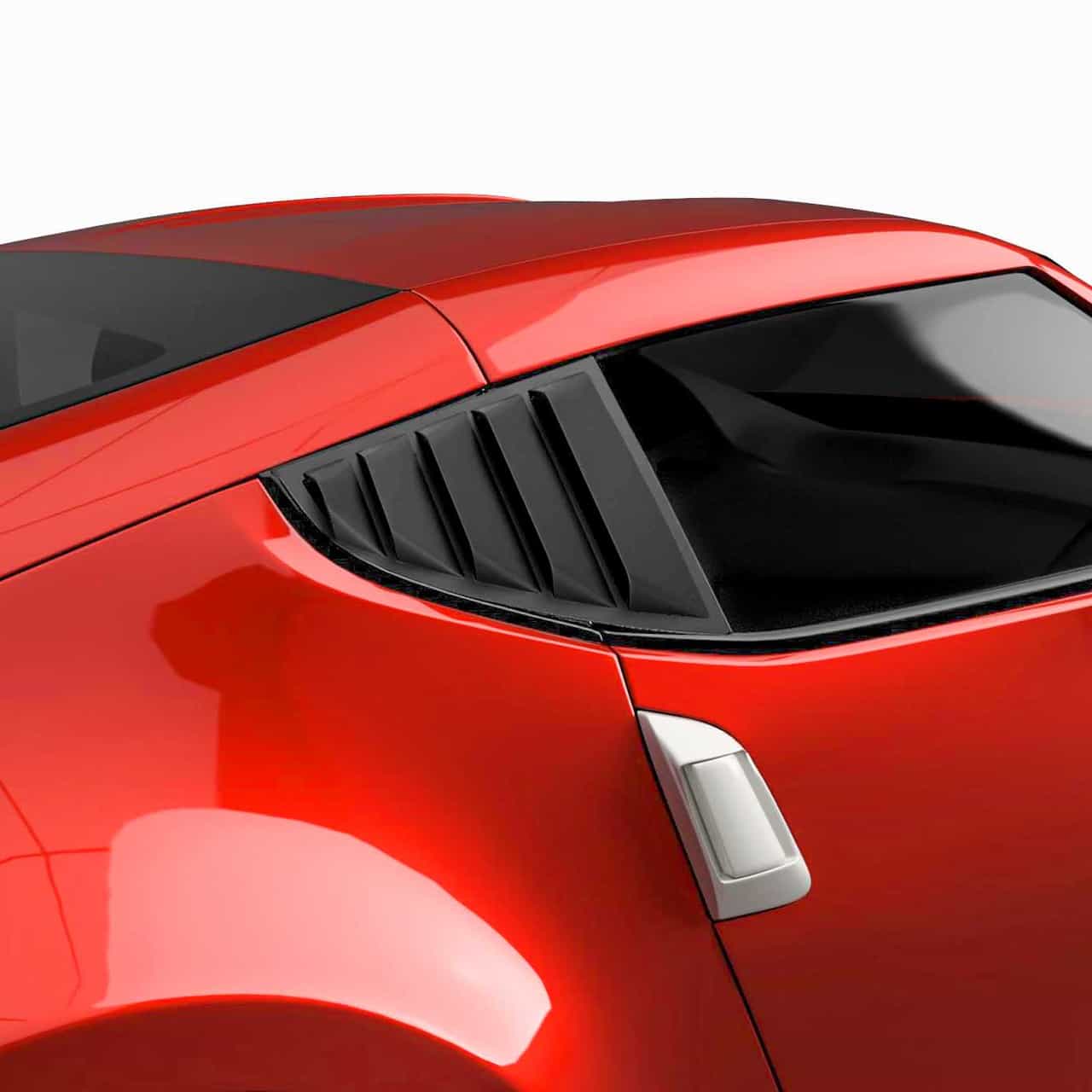 Vicrez LV Style Quarter Window Louvers vz100940 | Nissan 370z 2009-2020