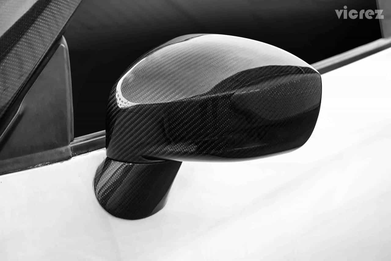 Vicrez OEM Carbon Fiber Mirror Replacement vz100390 | Nissan GTR R35 2009-2016