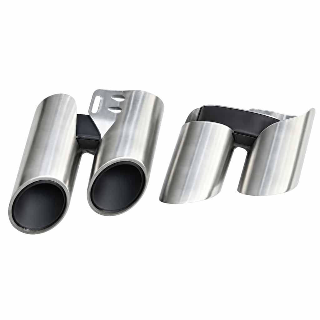 Vicrez Panamera S Tail Pipe Matte Silver vz106522 | Porsche Panamera 2017-2023