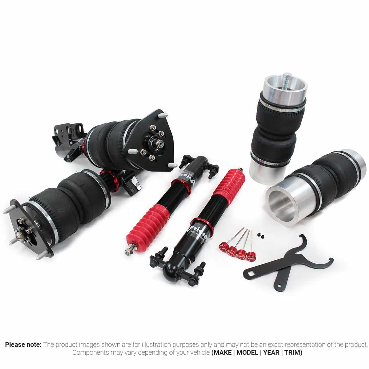 Vicrez Performance Air Struts w/ Bags Kit vzp101357 | Dodge Journey 2009-2020