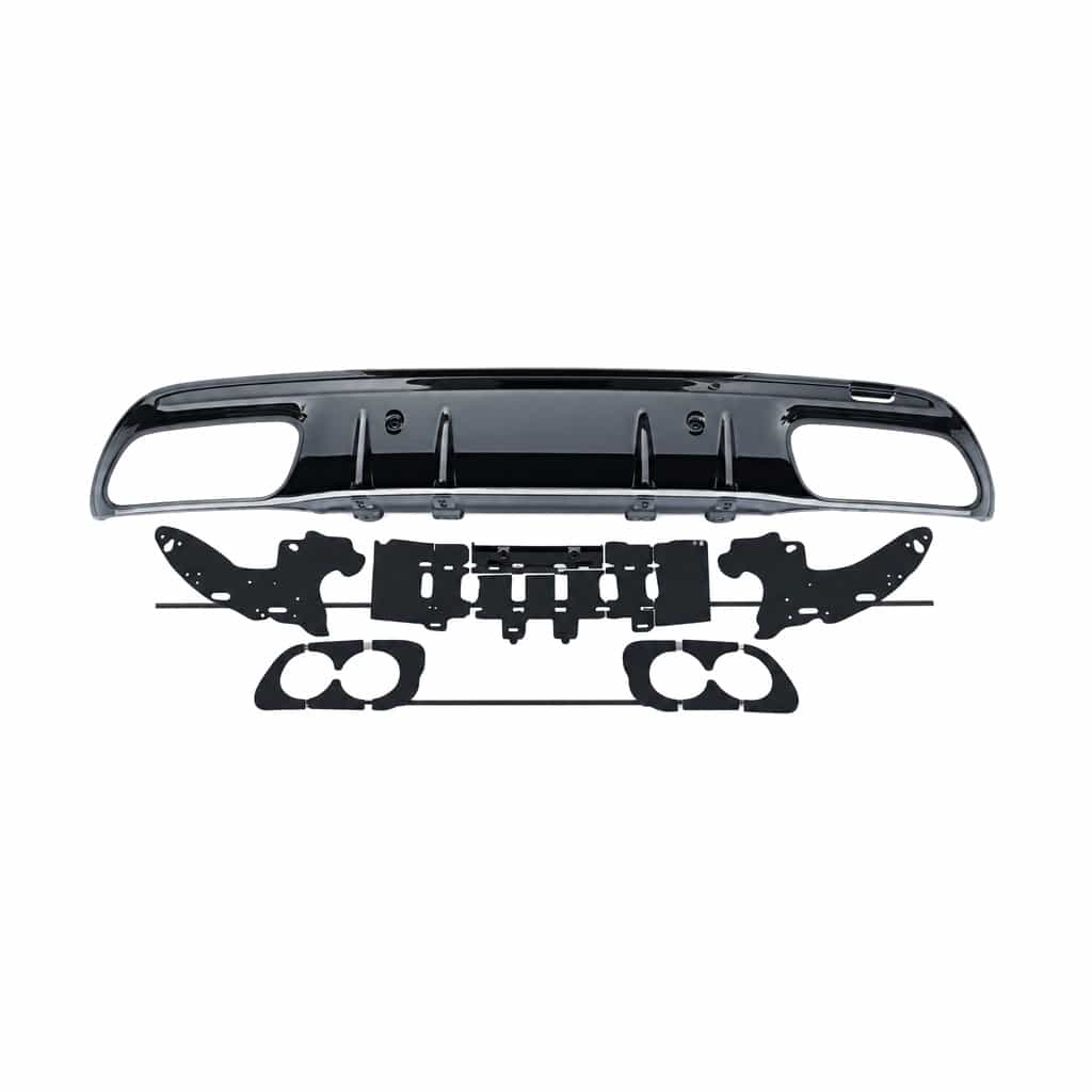 Vicrez Rear Diffuser Black vz106176 | Mercedes-Benz C Class C43 2015-2021