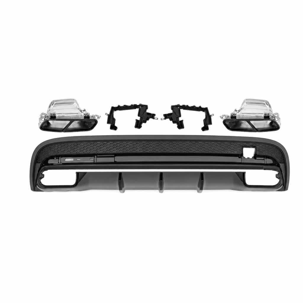 Vicrez Rear Diffuser Black vz106321 | Mercedes-Benz GLA Class GLA45 2015-2020