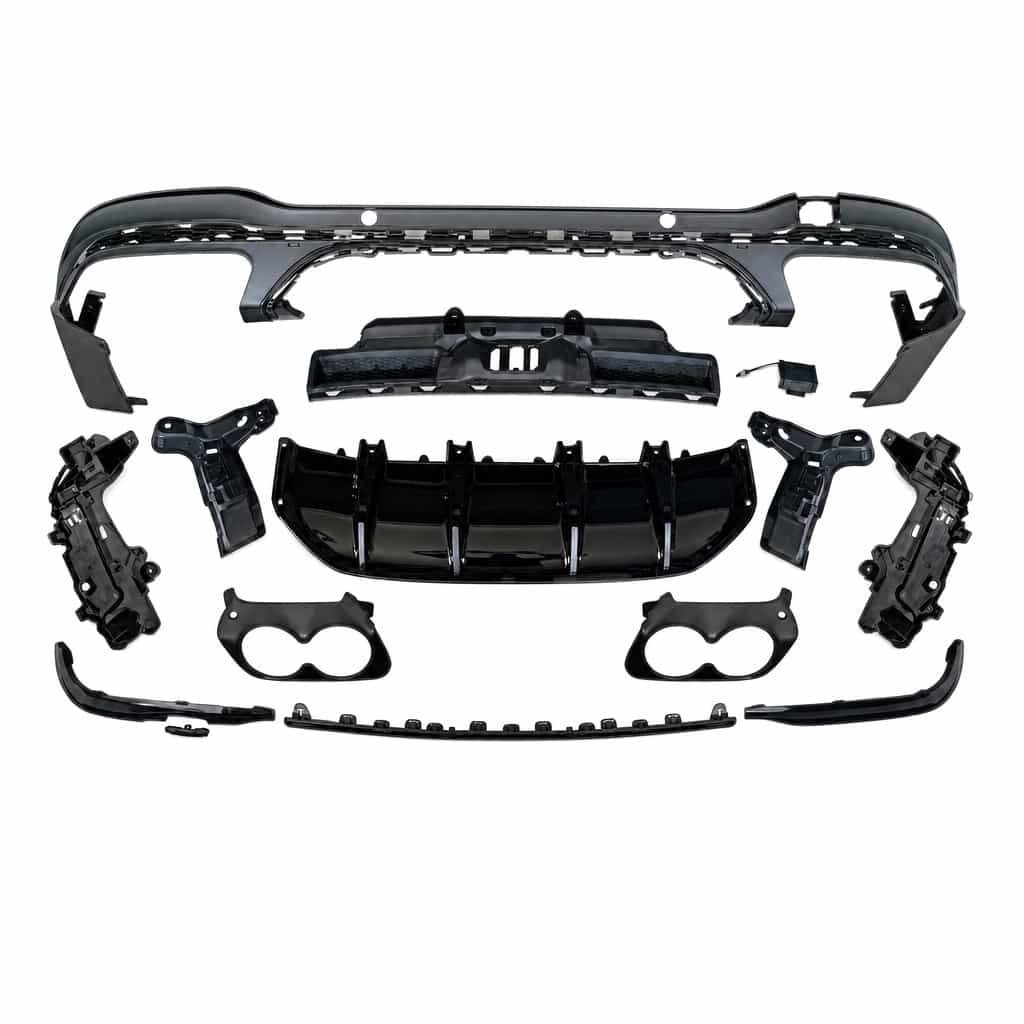 Vicrez Rear Diffuser Black vz106342 | Mercedes-Benz GLC Class GLC43 2016-2022